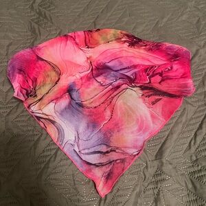 Vibrant Pink and Purple Scarf